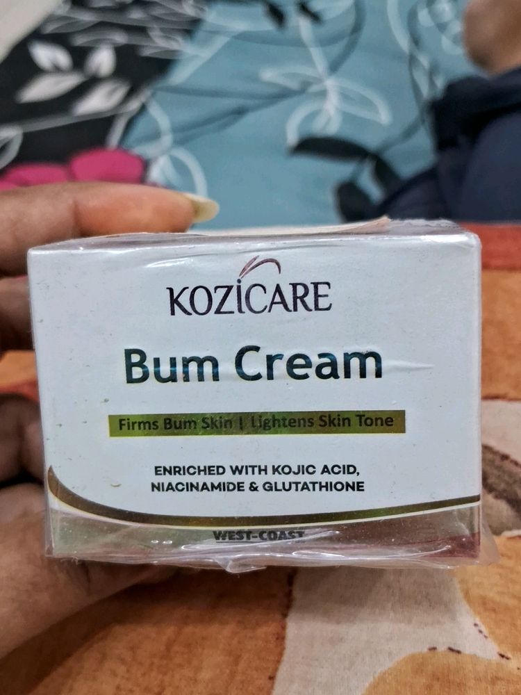 Free Kozicare Bum Cream With 2 Face Washes