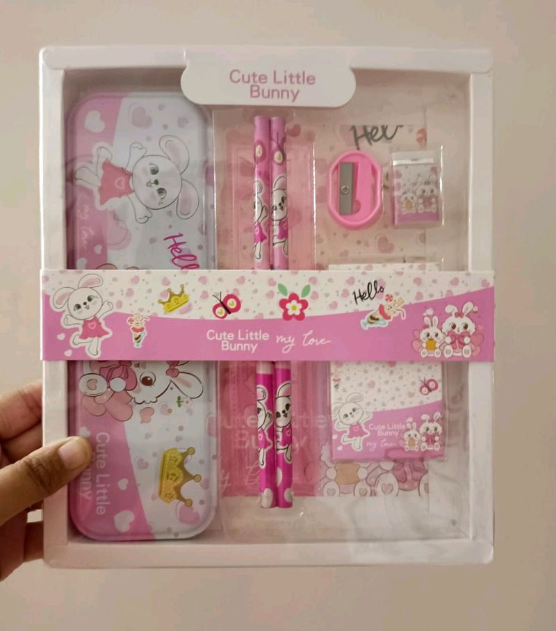 Kids Cute Little Bunny Stationary Gift Set