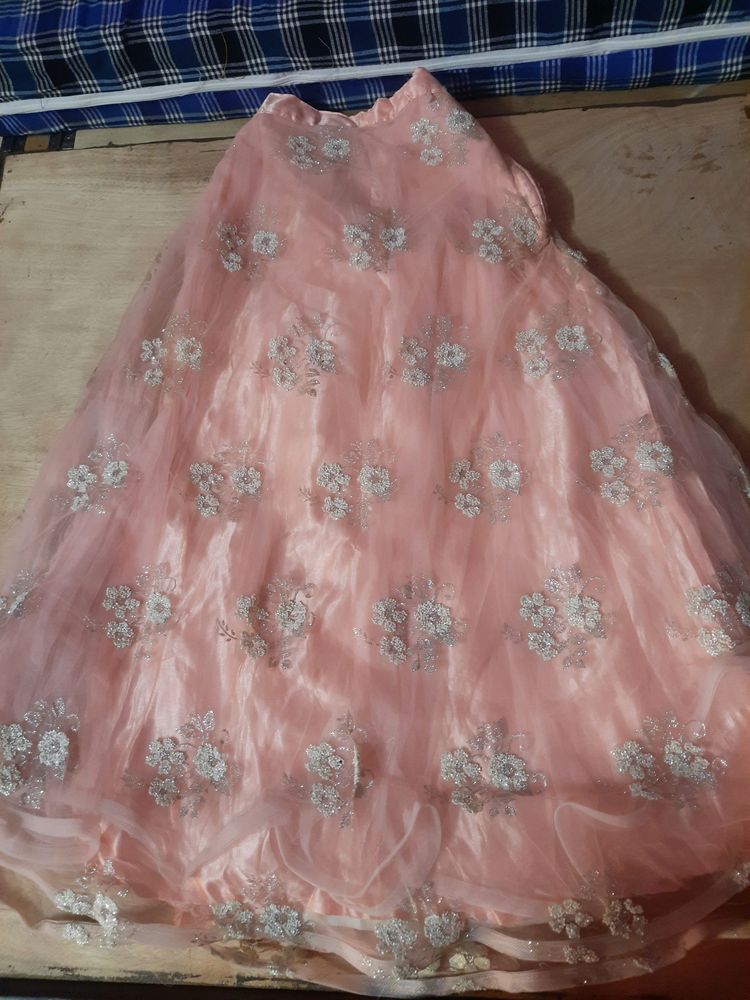 Girls Heavy And Beautiful Embroidery Lehenga