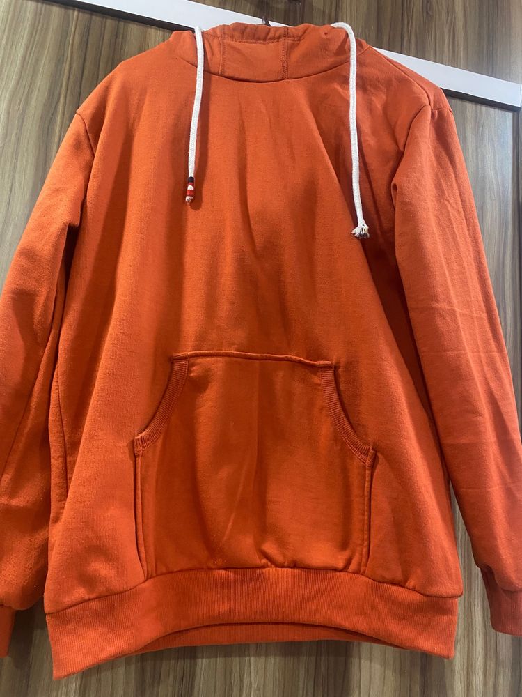 Zara Orange Colour Sweat Jarkeen