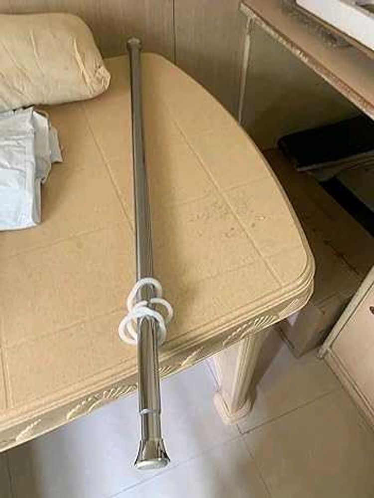 Adjustable -Length Curtain Tension Rod - 24-36