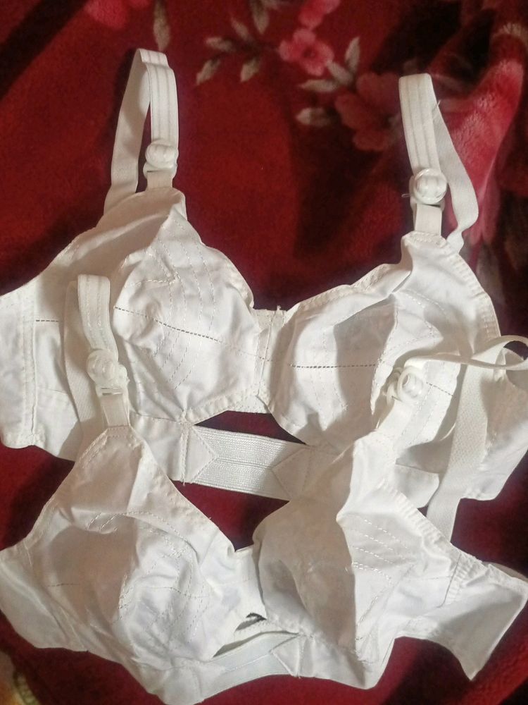 Fancy Cotton Bra ( New Pack Of Two) Never Used