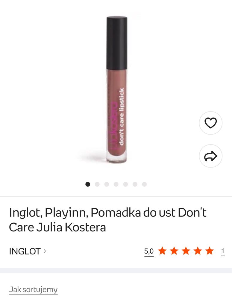 Brand New Inglot Lipstick