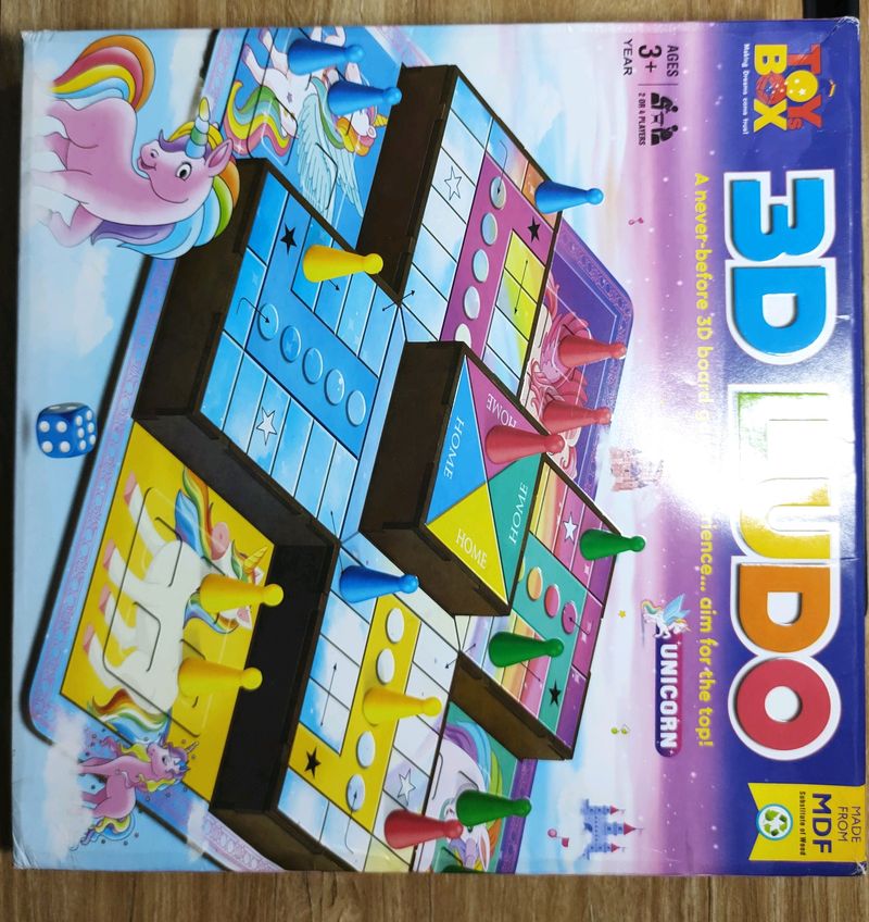 Toybox Unicorn 3D Ludo