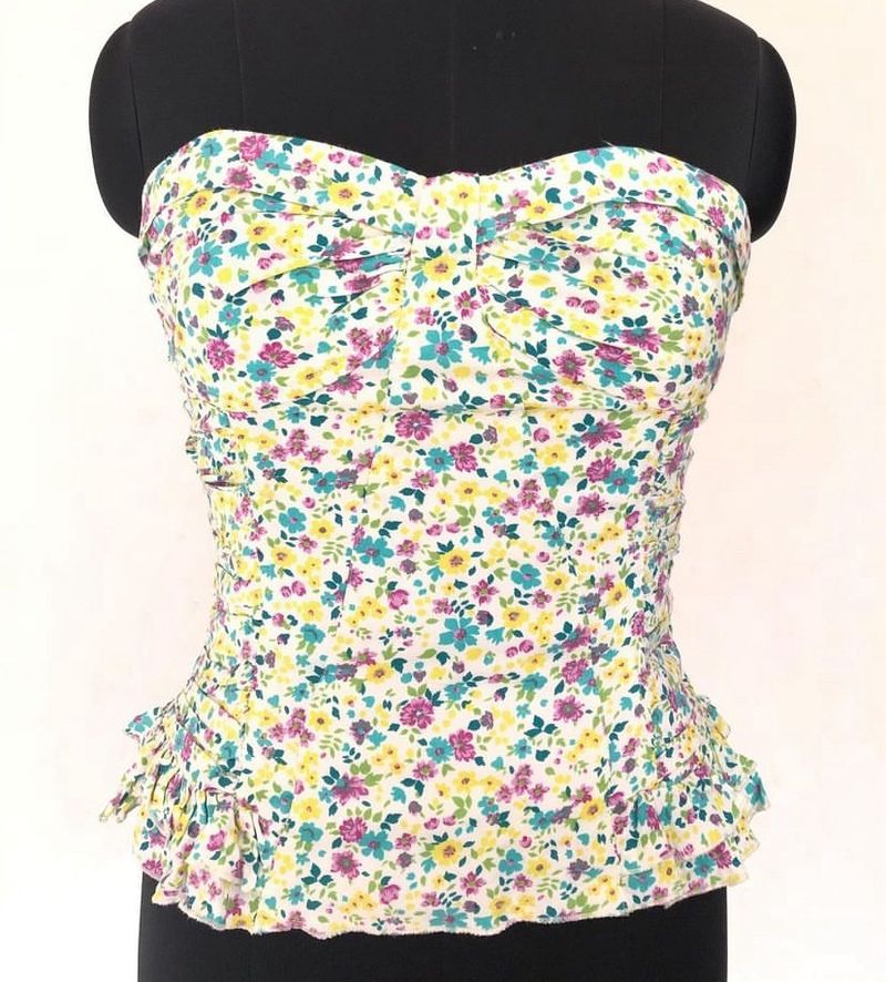 Floral Printed Corset