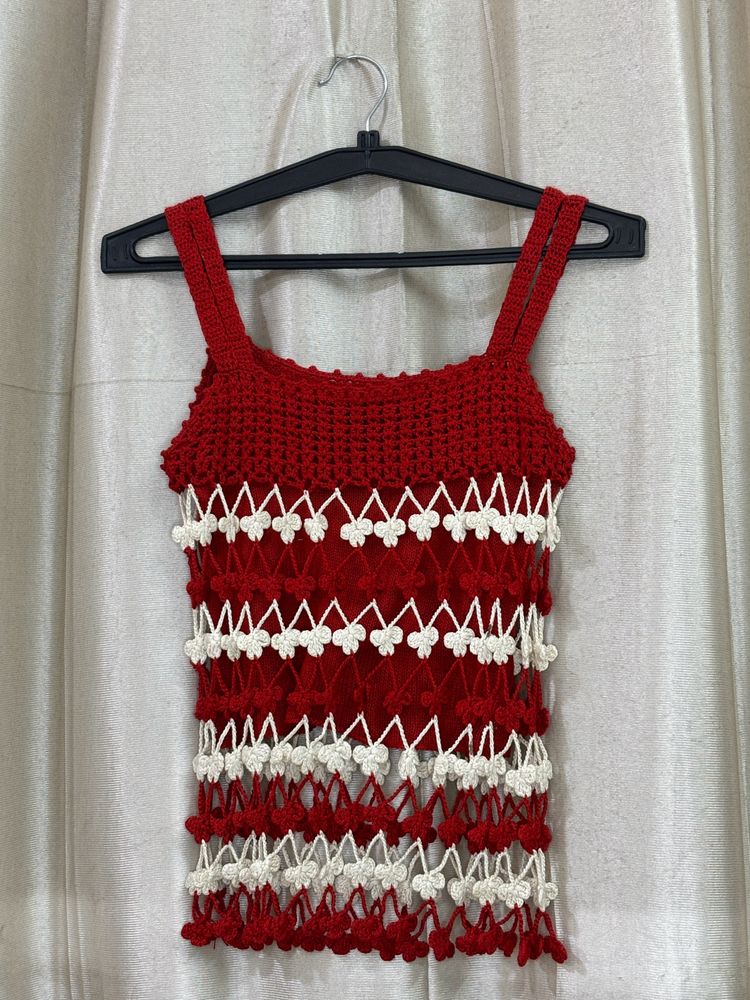 Red Crochet Top ❤️