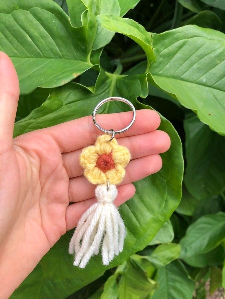 Crochet keychain