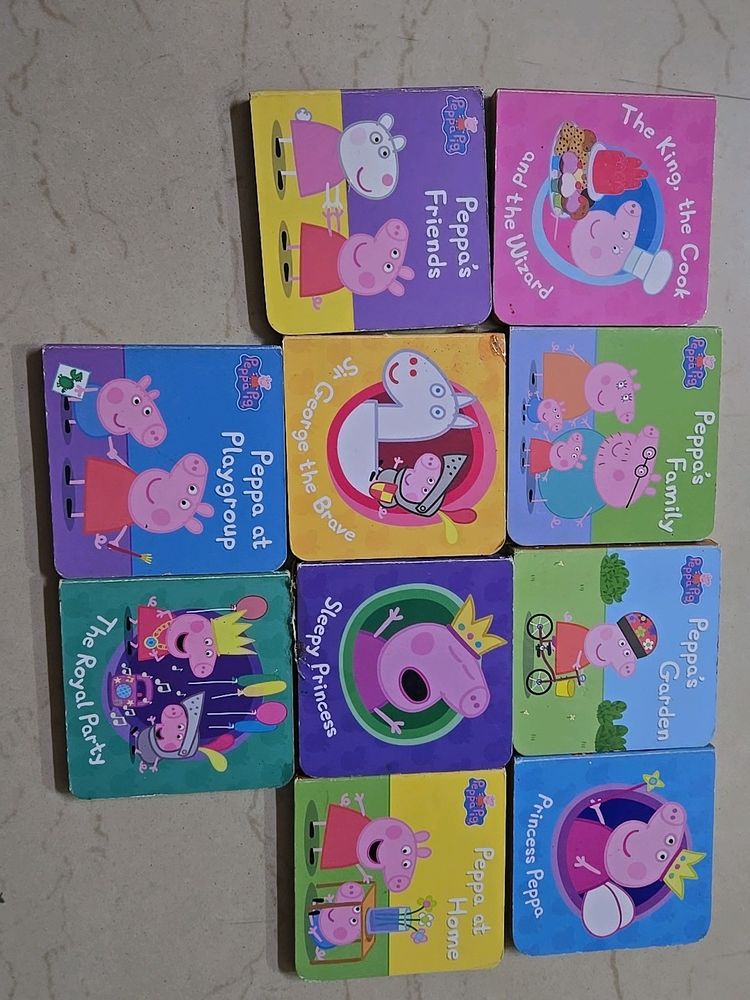 Peppa Pig Books (HardCover Book) - Set Of 10