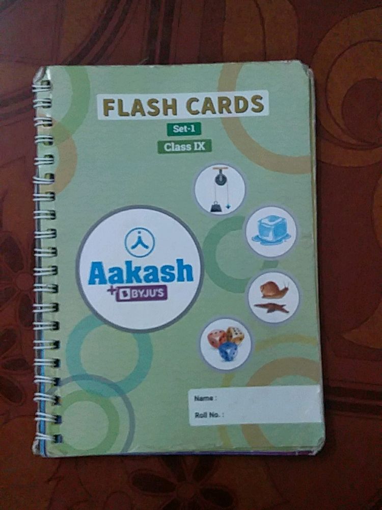 Aakash Flash Cards Class 9