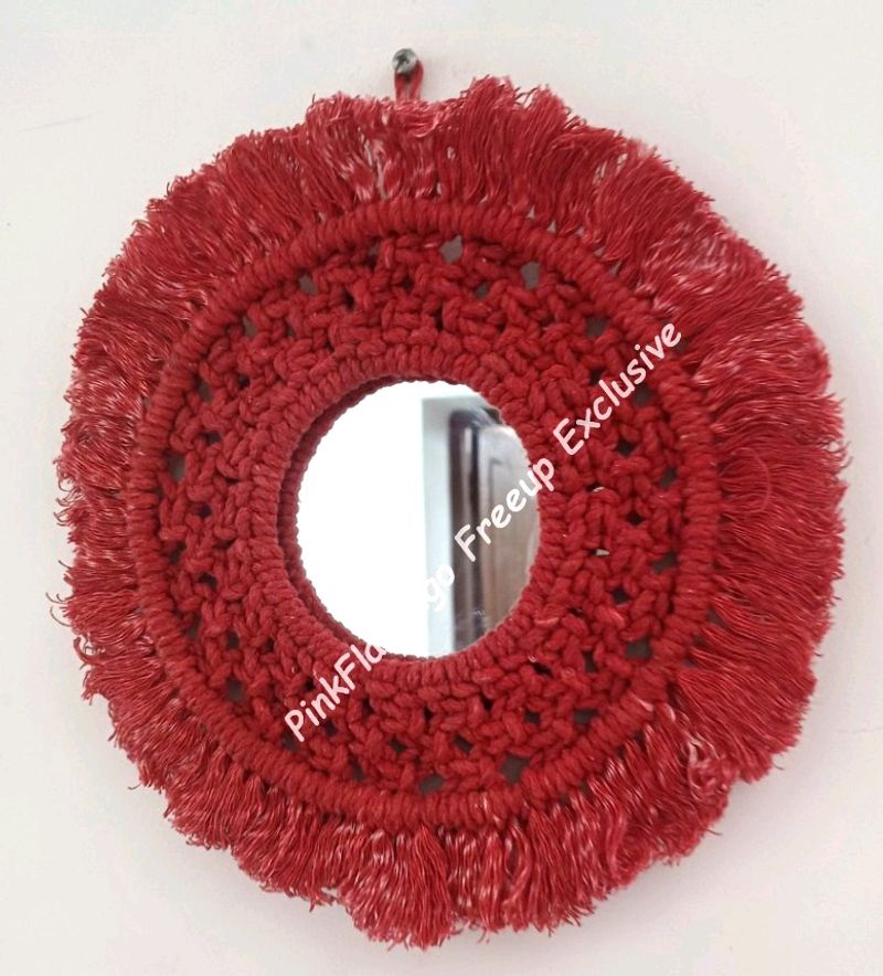 9.5 Inches Red Mirror