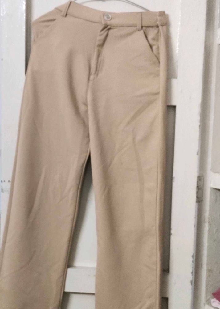 A Beige Trouser