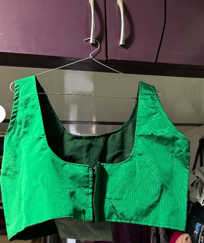 Green ready To Wear Blouse