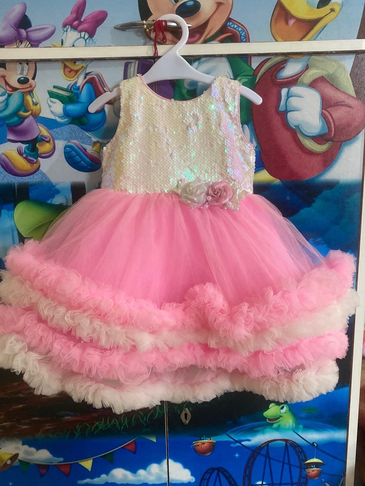 Beautiful Babygirl Pink Frock