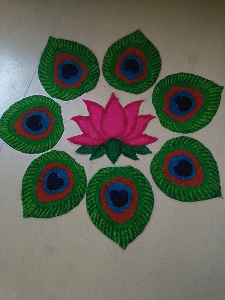 Handmade Rangoli Sheet