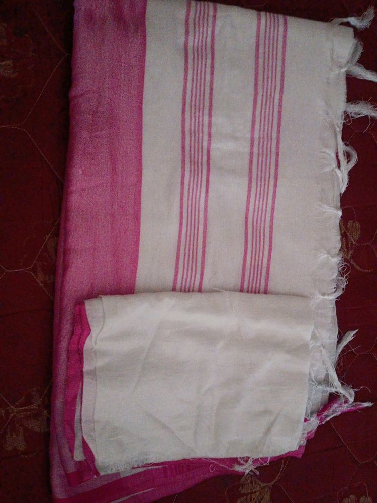 Linen Cotton Saree