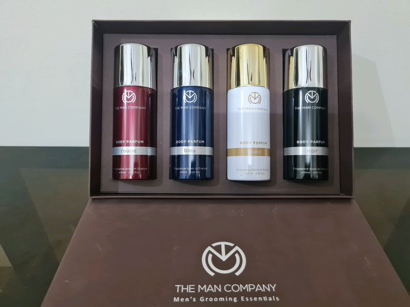 THE MAN COMPANY - BODY PARFUM GIFT SET OF 4