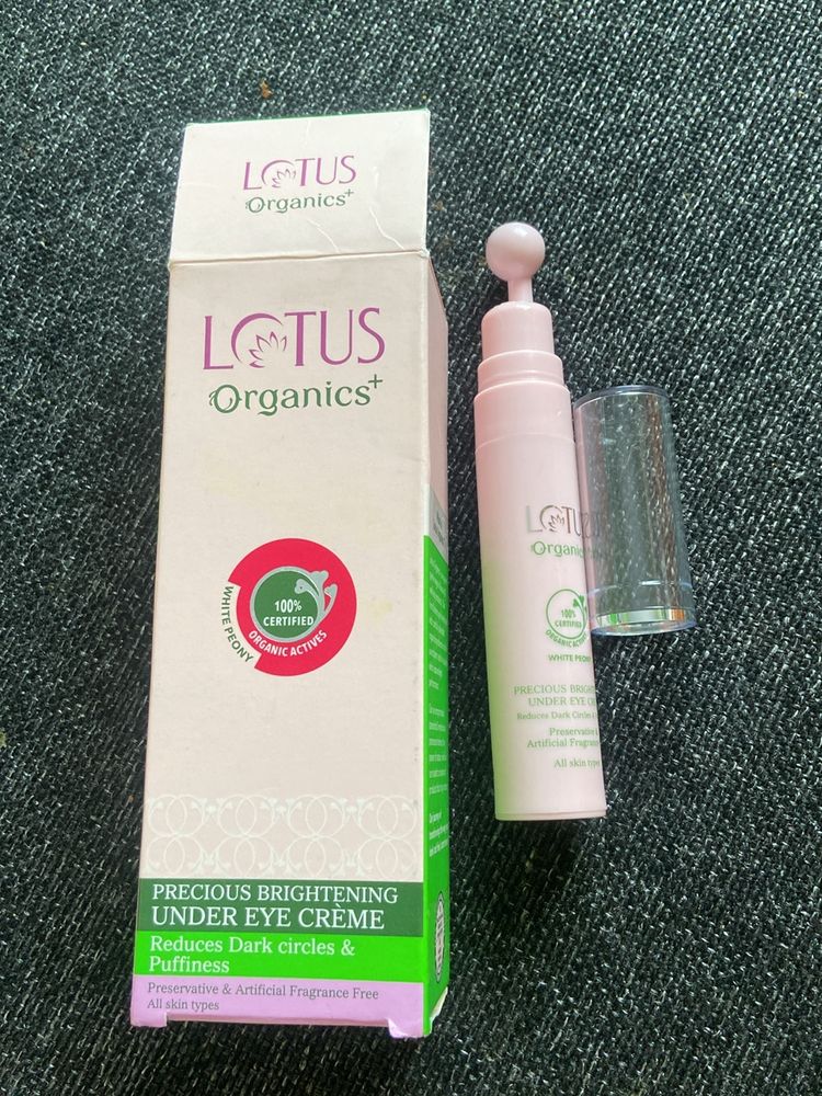 Lotus Organics Under Eye Cream