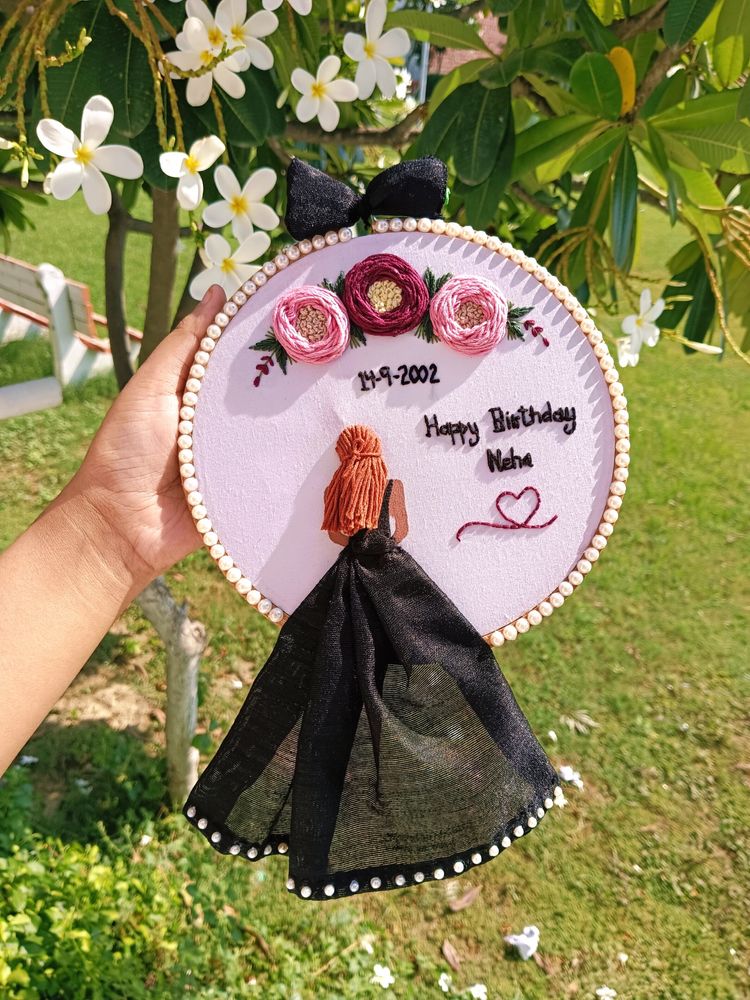 Customized Handmade Embroidery Hoop💗