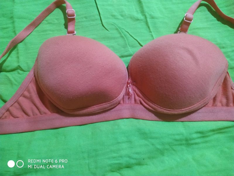 Pink Paded Bra