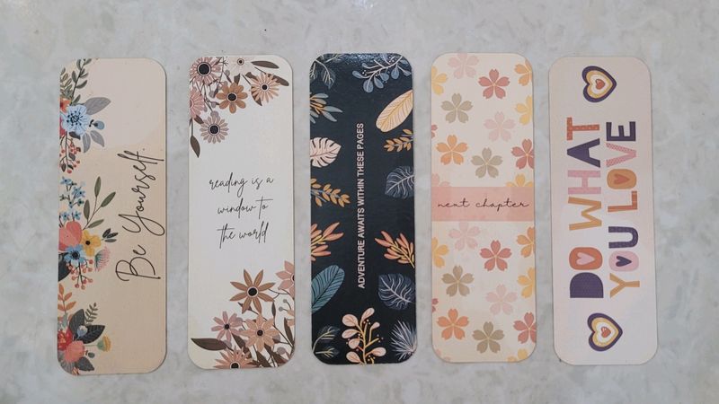 Unquote Floral Book Marks