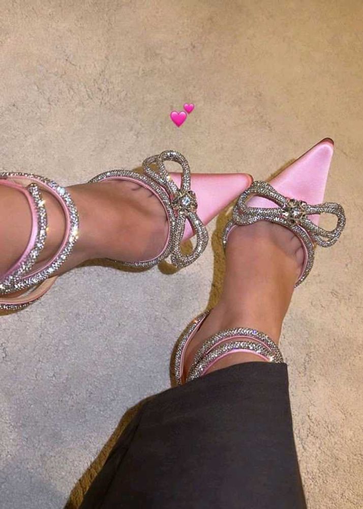 Pink Rhinestone Heels 🩷🪽