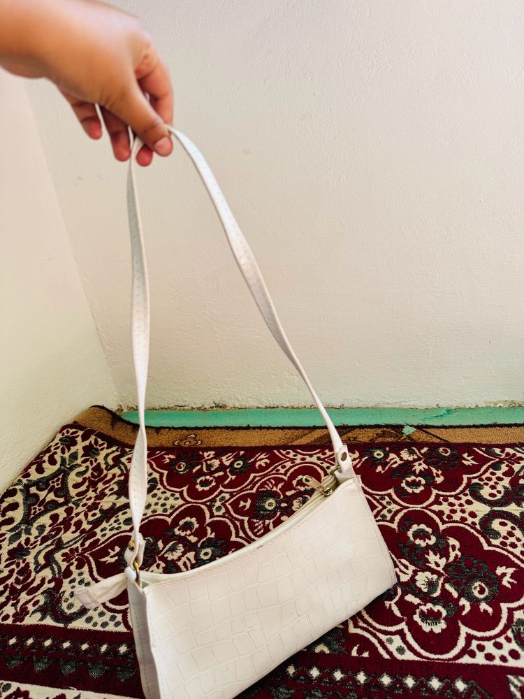 White Small Sling Bag