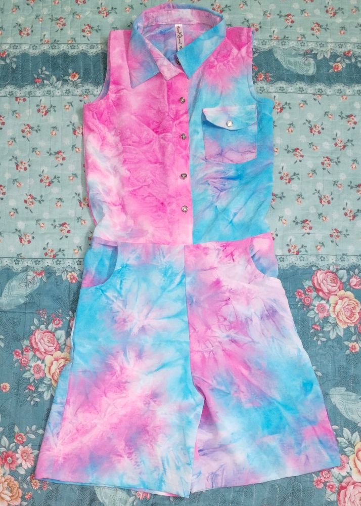 Beautiful & Colourful Girls Jumpsuit