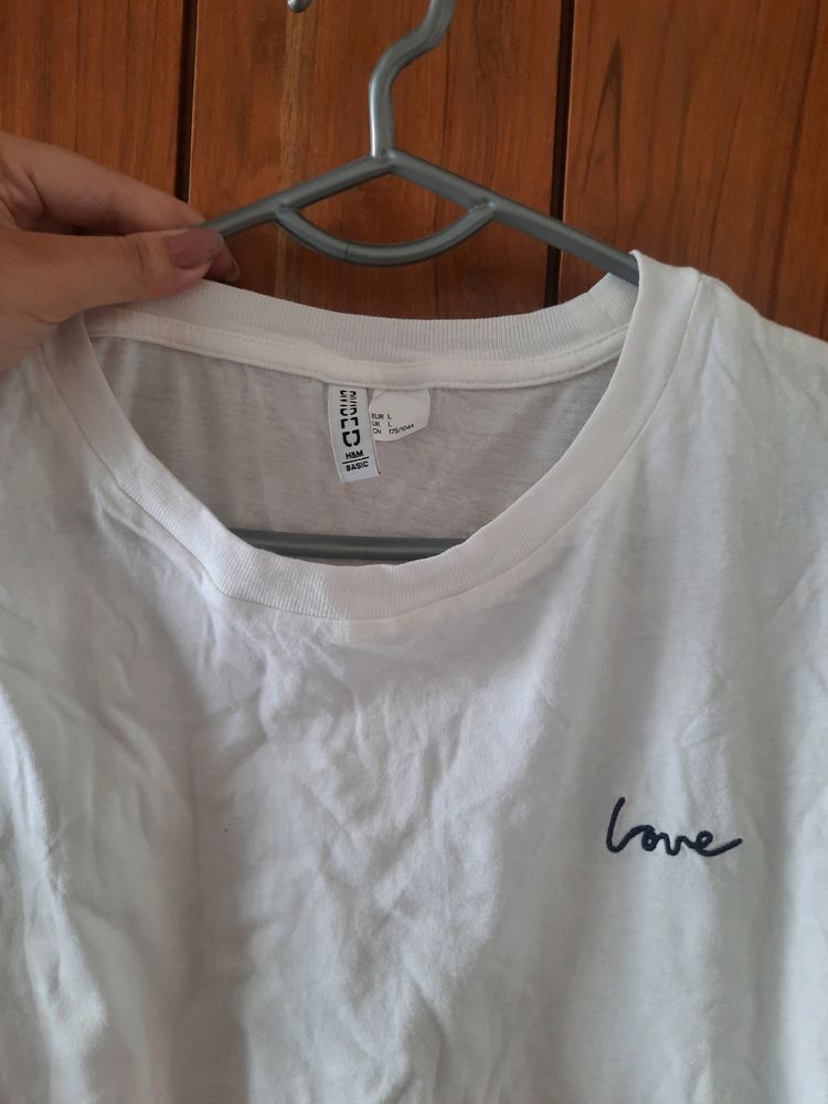 Basic White Tshirt From H&m