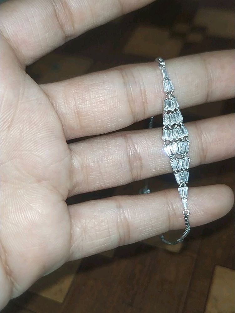 Silver Diamond Bracelet 💗