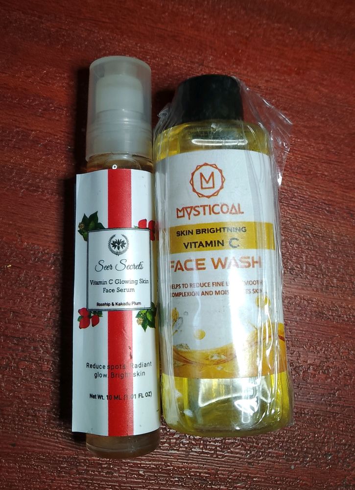 Vitamin C Serum And Face Wash