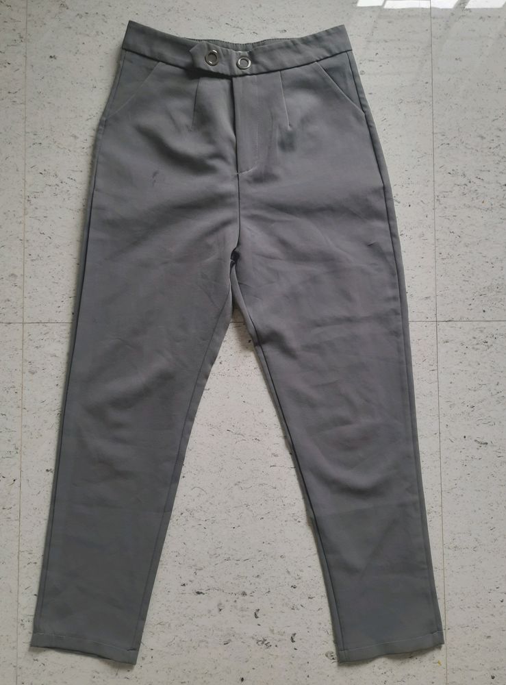 Korean Formal Grey Pant For Women