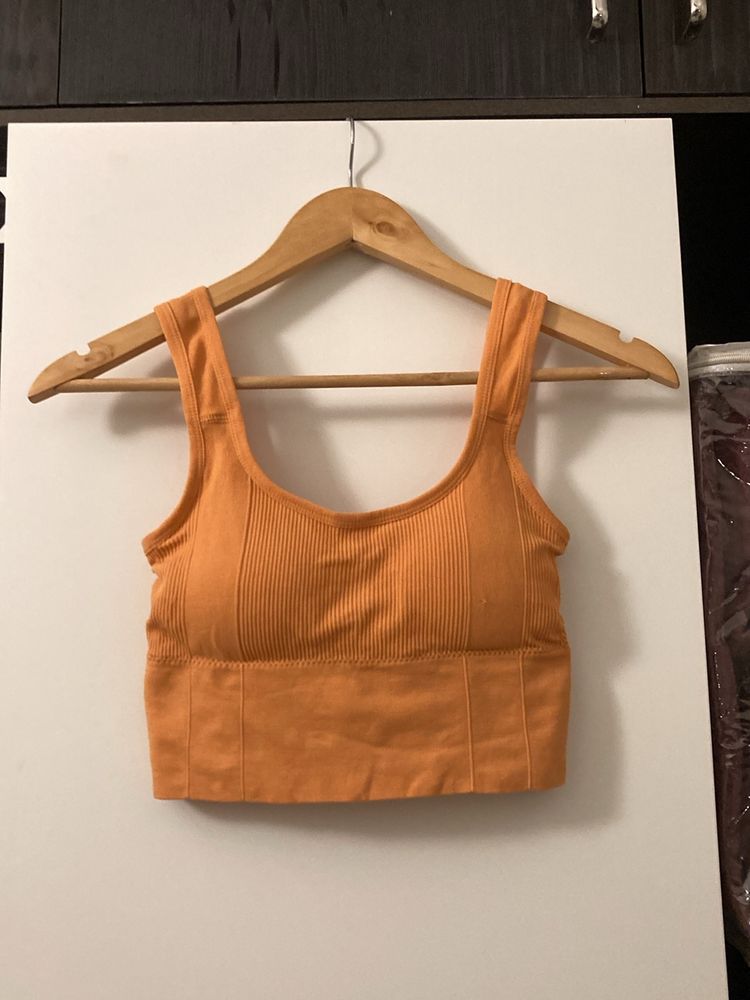 Orange Bra Top / Croptop