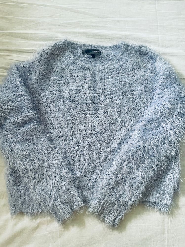 Warm fuzzy sweater