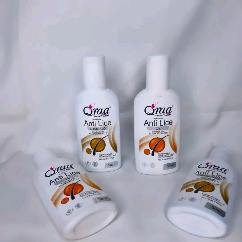 Qraa Anti Lice Shampoo And Oil