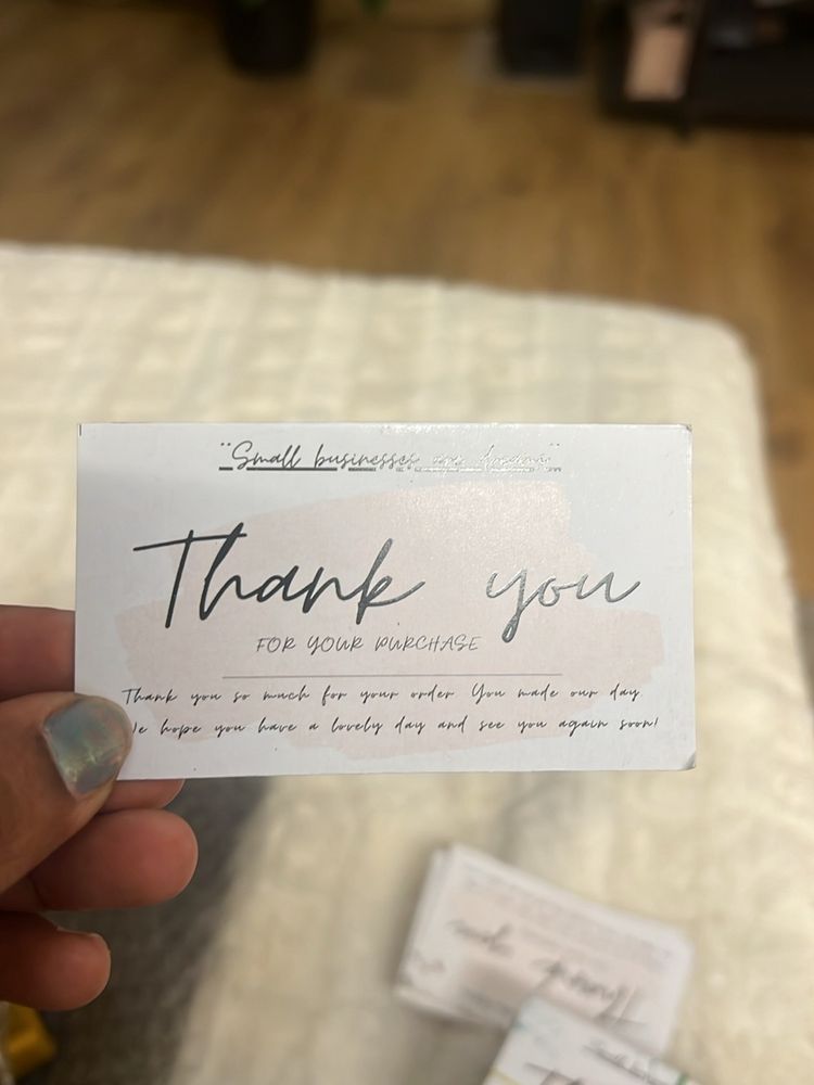 Small Business Thank You Cards