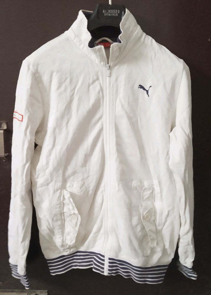 Puma White Zipper Original