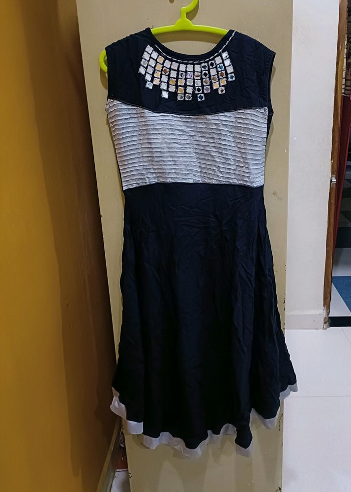 Black Long Kurti