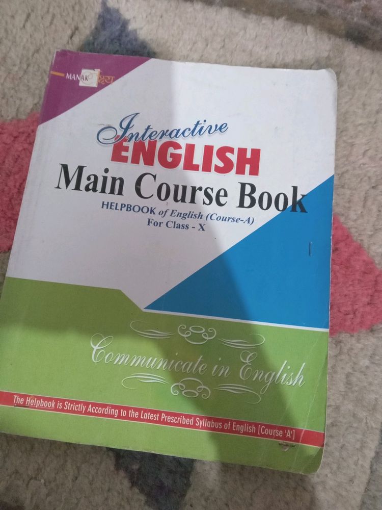 10th CBSE ENGLISH HELPBOOK [ Main Course Book ]