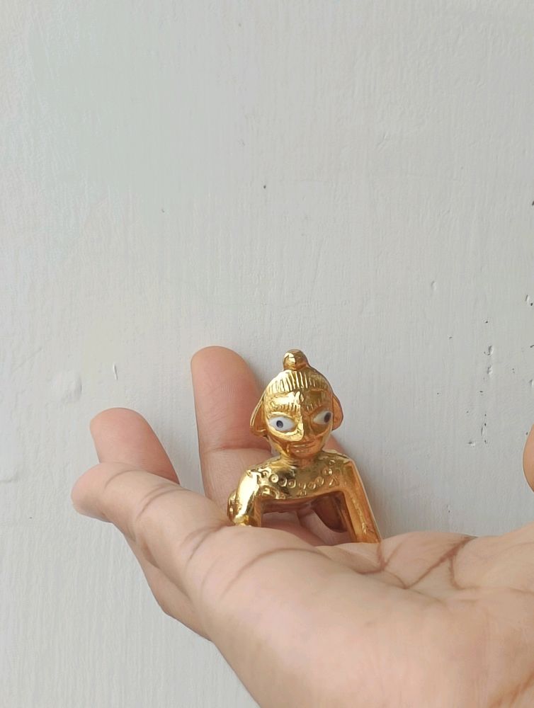 Brass Laddu Gopal Idol