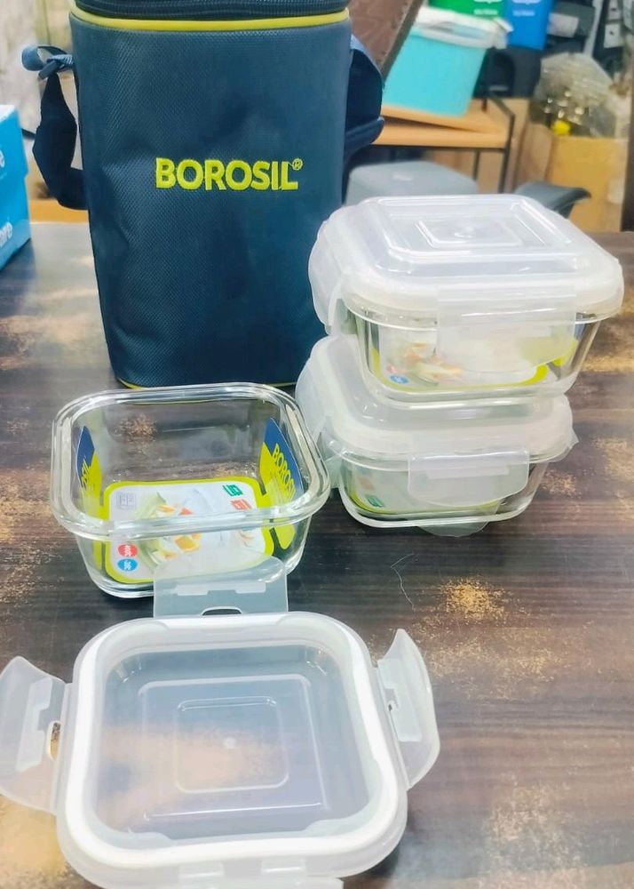 Borosil Glass Lunch Box