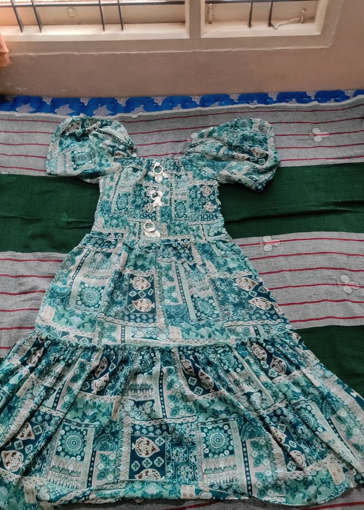 Beautiful Sea Green Kurti Absolutely New