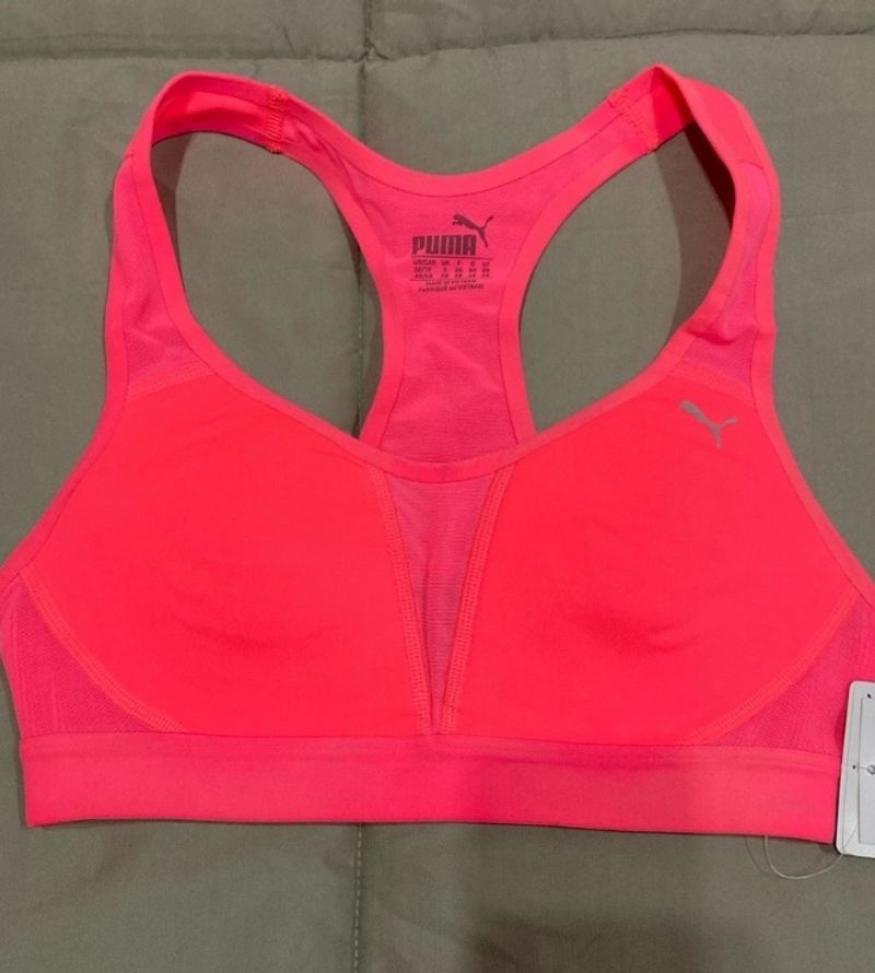 PUMAWomen Sports Lightly Padded Bra (Pink)