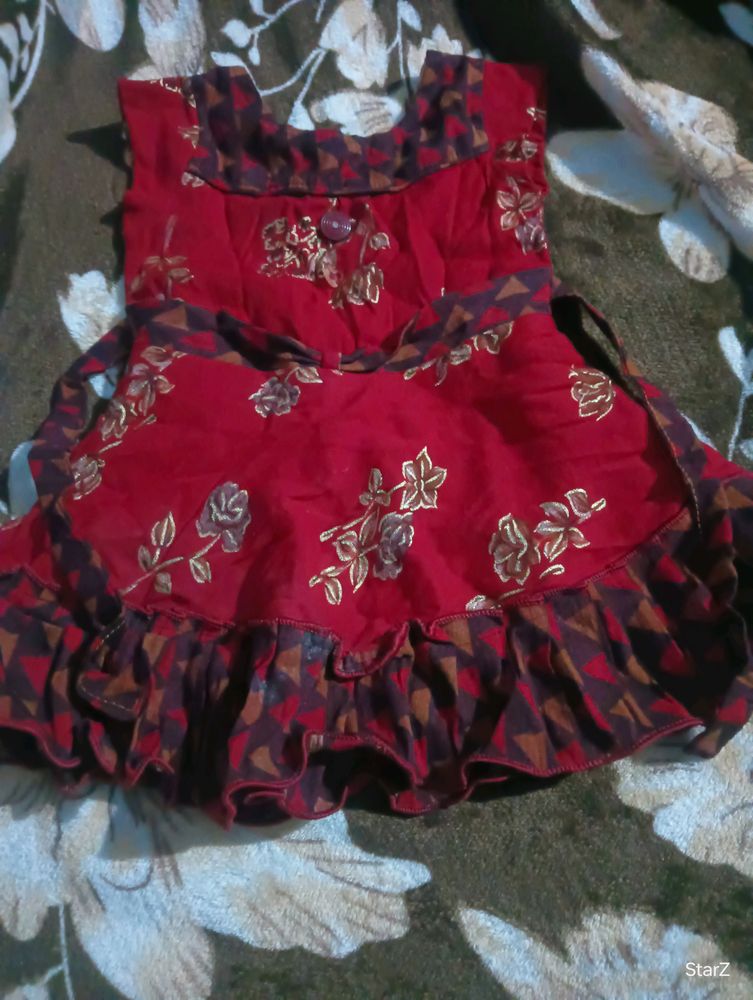 Red Frock For Baby