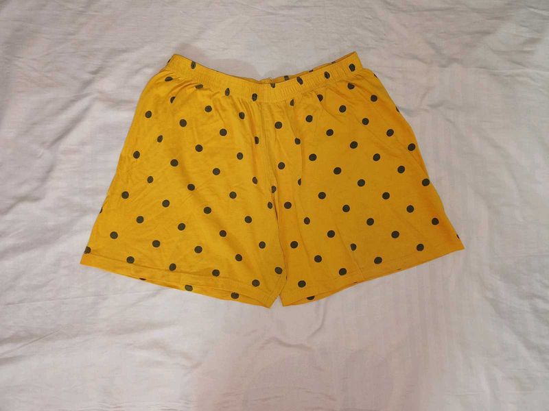 But 1 Get1 Women's Comf Yellow Shorts