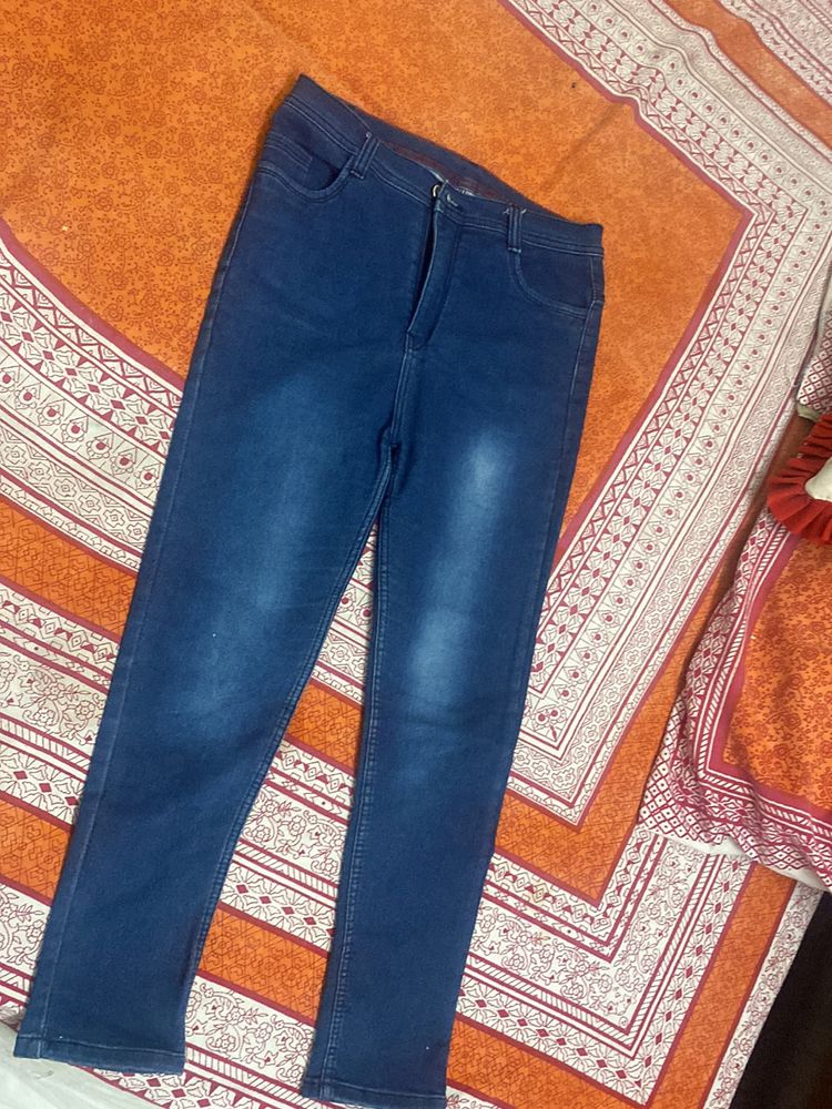 Blue  Stretchable Denim