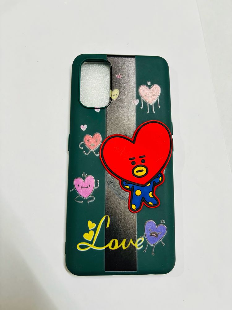 Green Cartoon Cover For Realme 7 pro