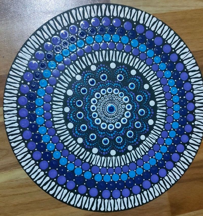 Evil Eye Dot Mandala