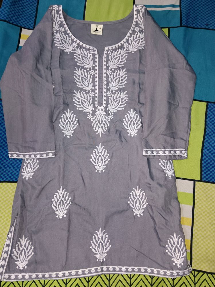 Grey Kurti For Collage Or Office Wear