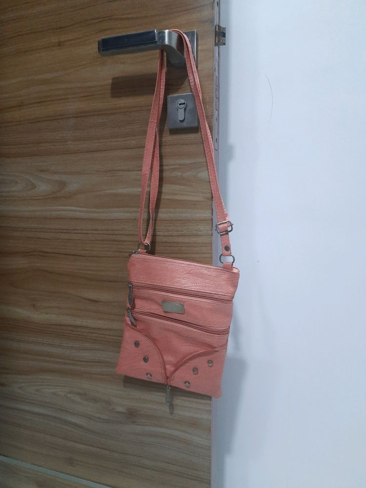 Beautiful Carrot Colour Sling Bag