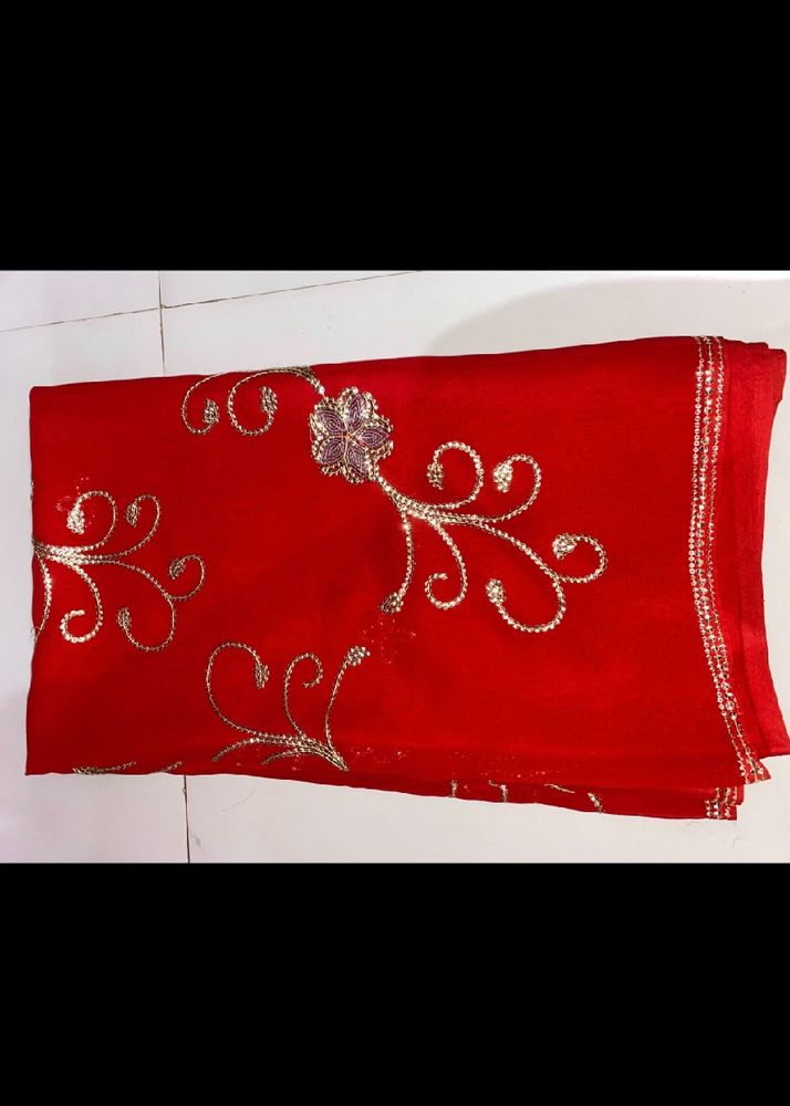 Red Saree